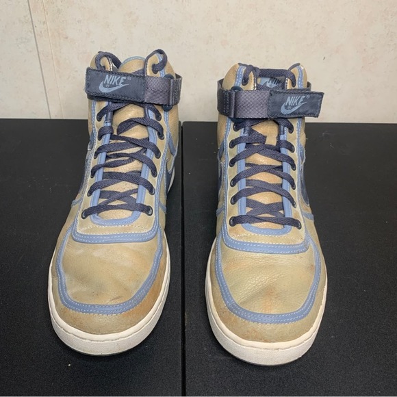 Nike Vandal Supreme Premium Sand Dark Blue Grey Size 13 307815 201 - Picture 3 of 8